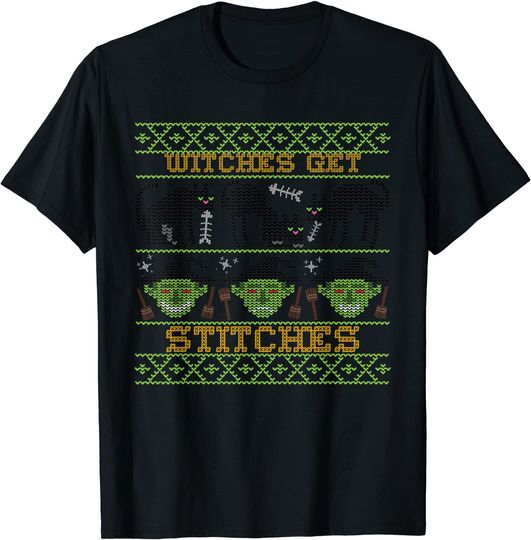 Witches Get Stitch Ugly Witch T-Shirt