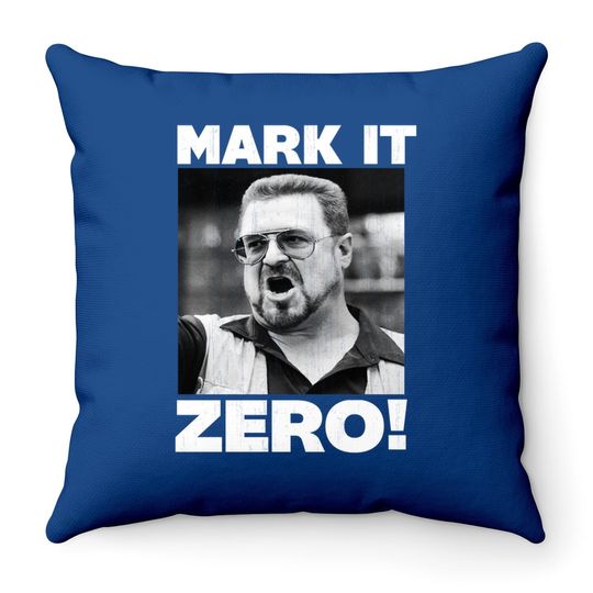 American Classics The Big Lebowski Movie Mark It Zero Walter Adult Short Sleeve Throw Pillow Graphic Tee