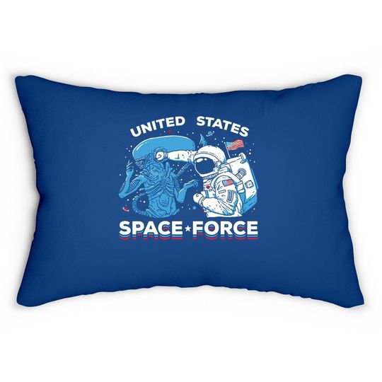 U.s. Space Force | United States American Military Alien Fight Lumbar Pillow