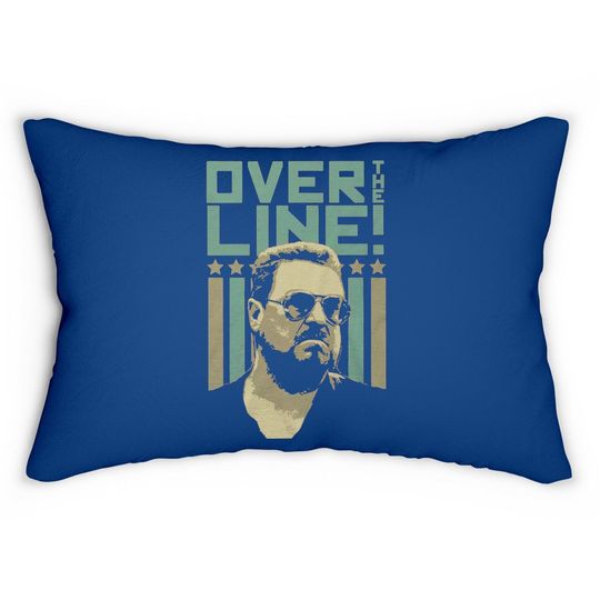 Ripple Junction Big Lebowski Adult Over The Line Stars And Stripes Light Weight 100% Cotton Crew Lumbar Pillow