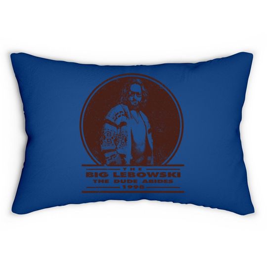 The Big Lebowski Distressed Dude Abides Stamp Graphic Tee