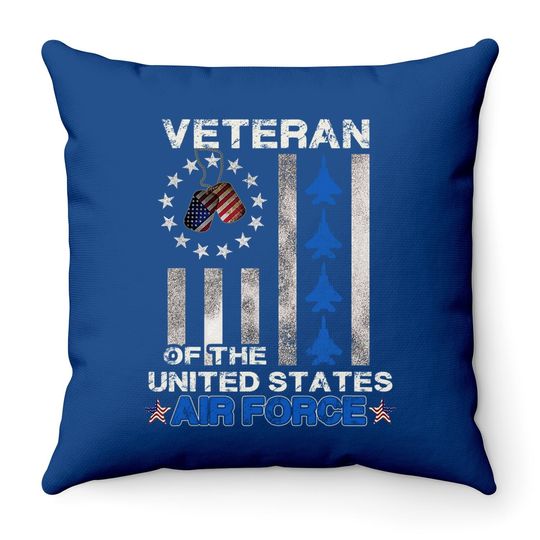 Veteran Of The United States Air Force Throw Pillow