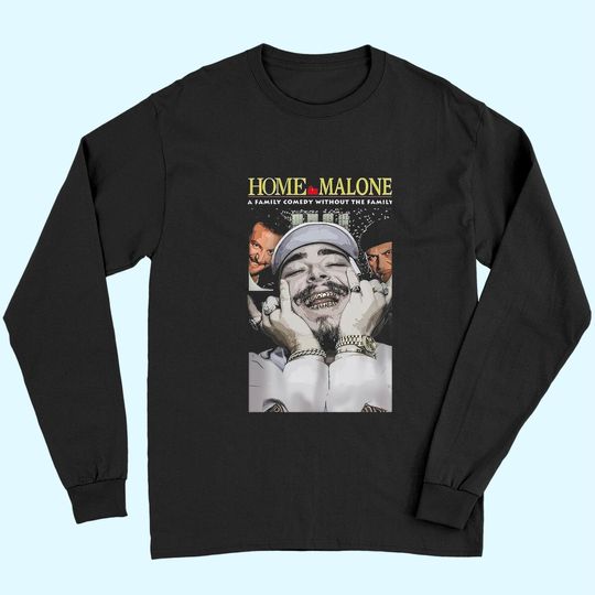 Home Malone Spoof Home Alone Parody Rockstar Long Sleeves