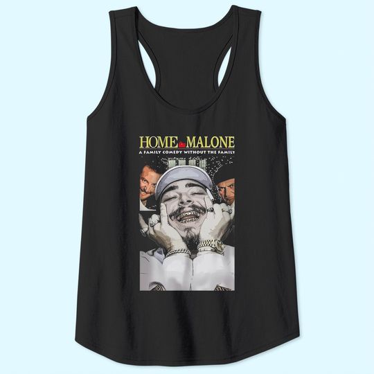 Home Malone Spoof Home Alone Parody Rockstar Tank Tops
