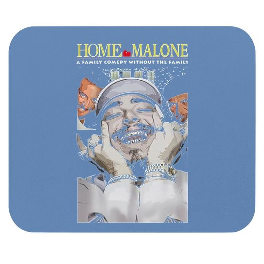 Home Malone Spoof Home Alone Parody Rockstar Mouse Pads
