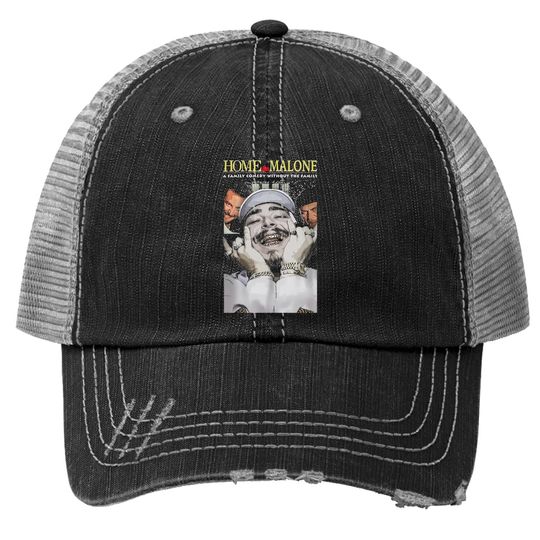 Home Malone Spoof Home Alone Parody Rockstar Trucker Hats