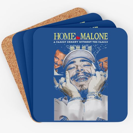 Home Malone Spoof Home Alone Parody Rockstar Coasters