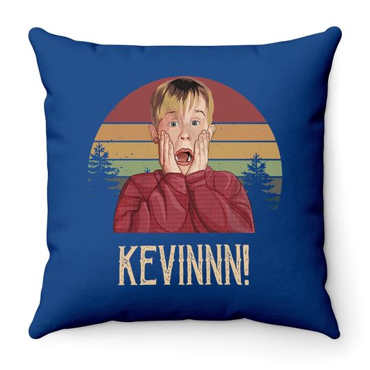 Home Alone Kevin Mccallister Kevinnn! Circle Throw Pillow