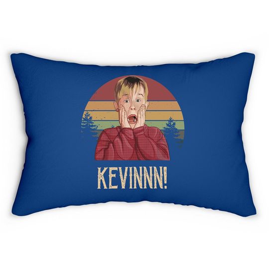 Home Alone Kevin Mccallister Kevinnn! Circle Lumbar Pillow