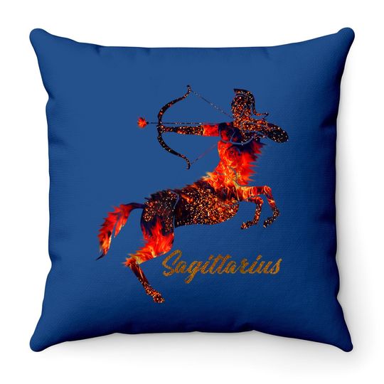 Sagittarius Trending Cool Zodiac Throw Pillow