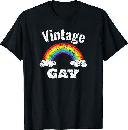 Vintage Gay T-shirt  LGBT Gay Pride Month Funny LGBTQ