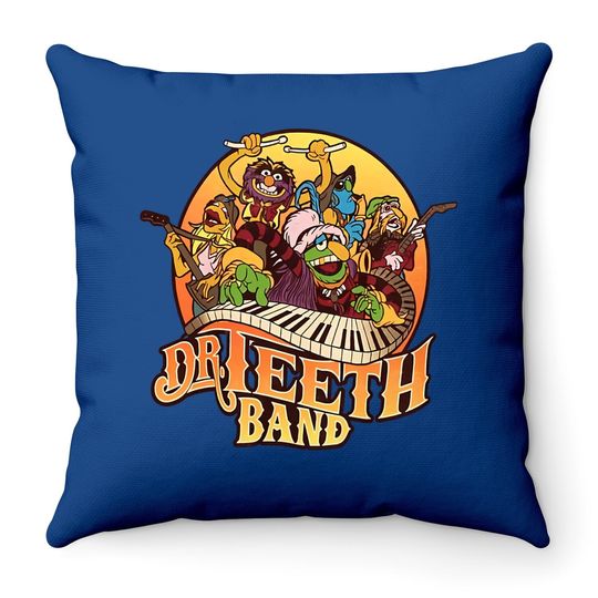 Dr Teeth And The Electric Mayhem Throw Pillow
