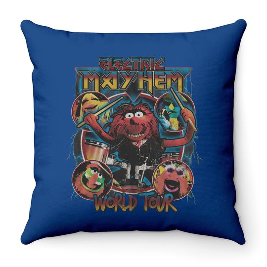 Dr Teeth And The Electric Mayhem Throw Pillow