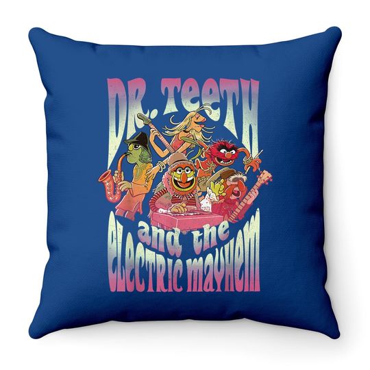 Dr Teeth And The Electric Mayhem Throw Pillow