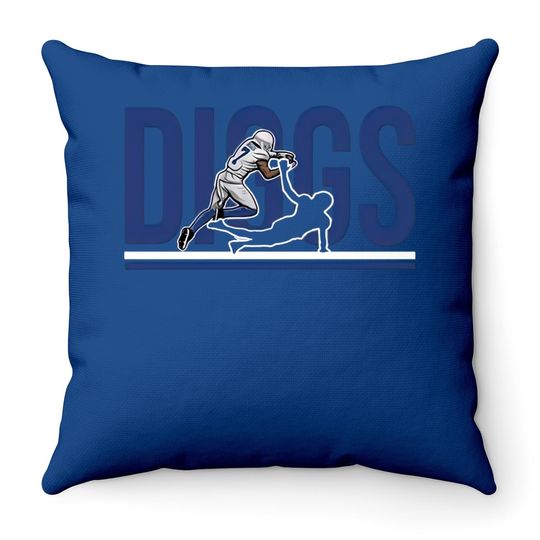 Trevon Diggs Dallas Cowboys Throw Pillow