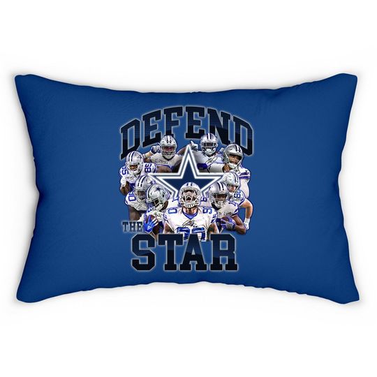 Defend The Star Dallas Cowboys Lumbar Pillow