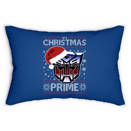 An Autobot Merry Christmas Transformers Essential Lumbar Pillow