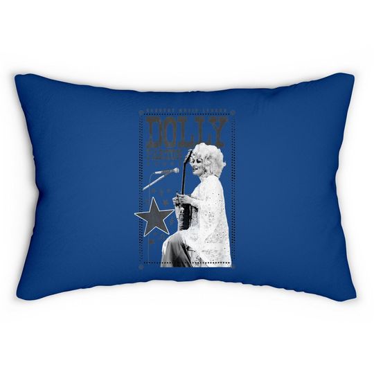 Dolly Parton Country Music Legend Lumbar Pillow