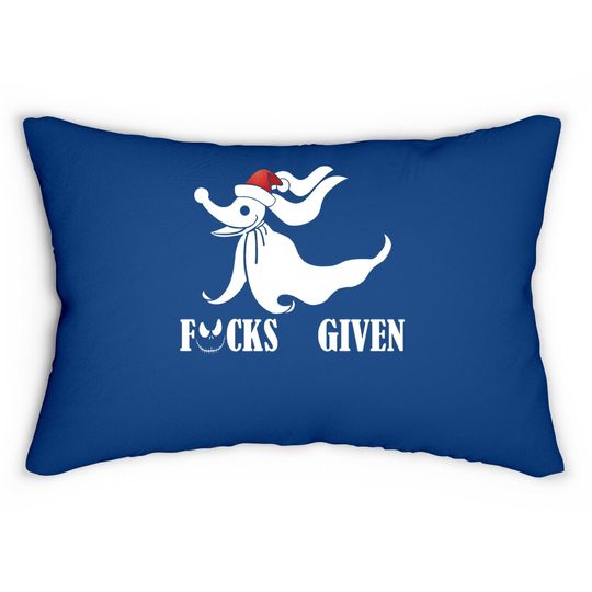 F.u.c.k Given Zero Nightmare Before Christmas Santa Hat Lumbar Pillow Lumbar Pillow