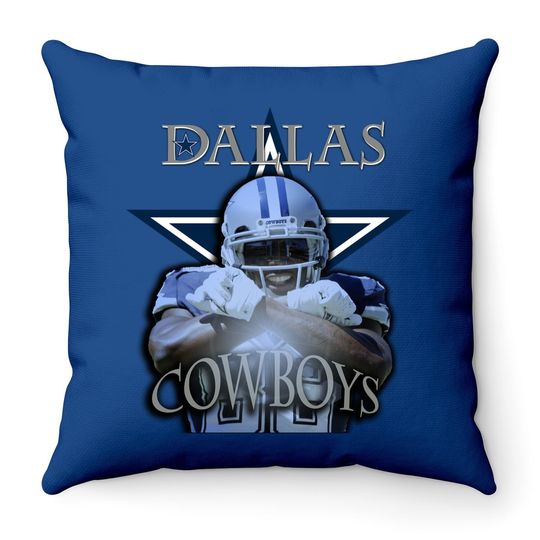Dez Bryant Dallas Cowboys Throw Pillow