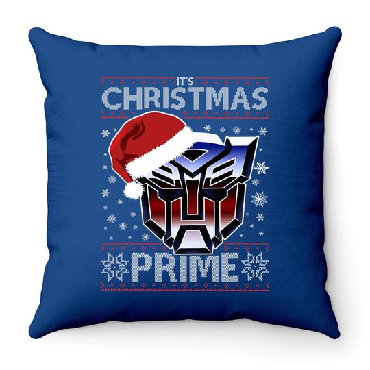An Autobot Merry Christmas Transformers Essential Throw Pillow