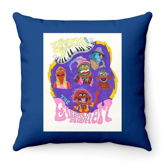 Dr Teeth And The Electric Mayhem Throw Pillow