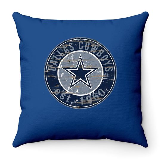 Dallas Cowboys 1960 Throw Pillow