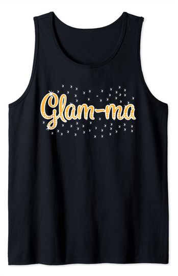Glamma Tank Top Cool Grandma's Bling