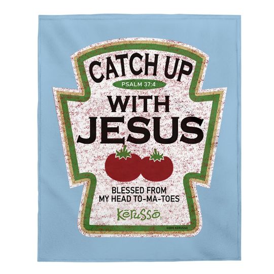 Jesus Baby Blanket Antique Design, God Lover Gift, Christian Baby Blanket