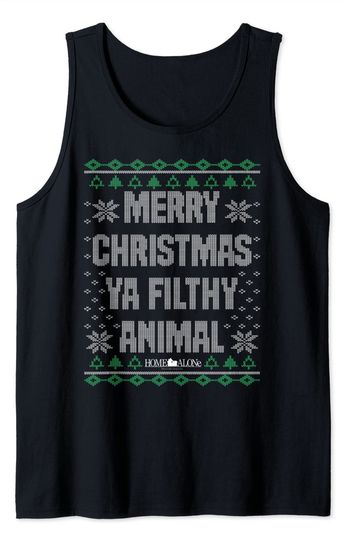 Home Alone Merry Christmas Ya Filthy Animal Ugly Tank Top