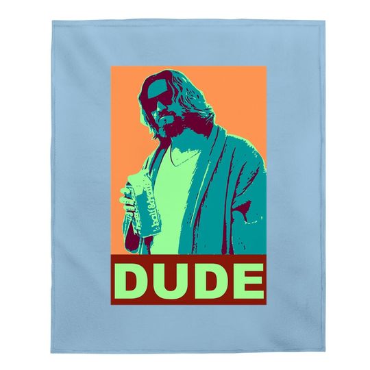 The Big Lebowski Dude Propaganda Baby Blanket