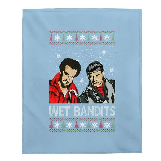 Home Alone Harry X Marv Sad Face Merry Art Baby Blanket