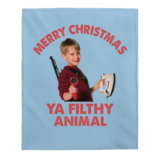 Home Alone Kevin Mccallister Smile Face Baby Blanket