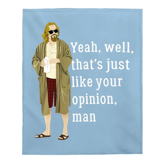 The Big Lebowski The Dude Yeah Baby Blanket