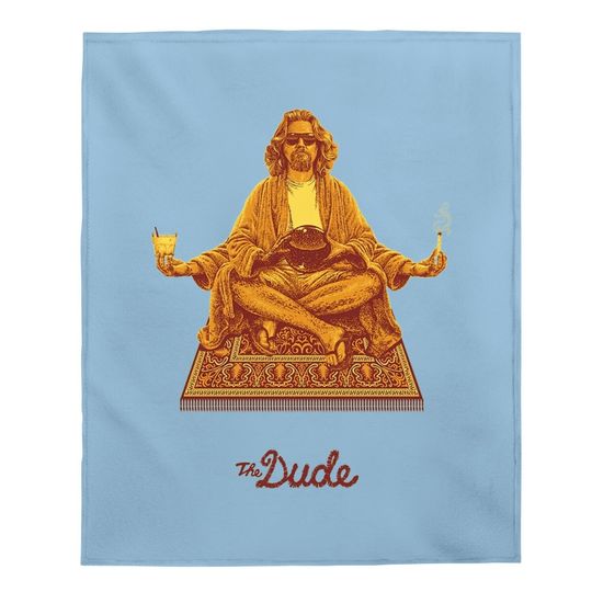 The Big Lebowski The Dude Buddha Baby Blanket