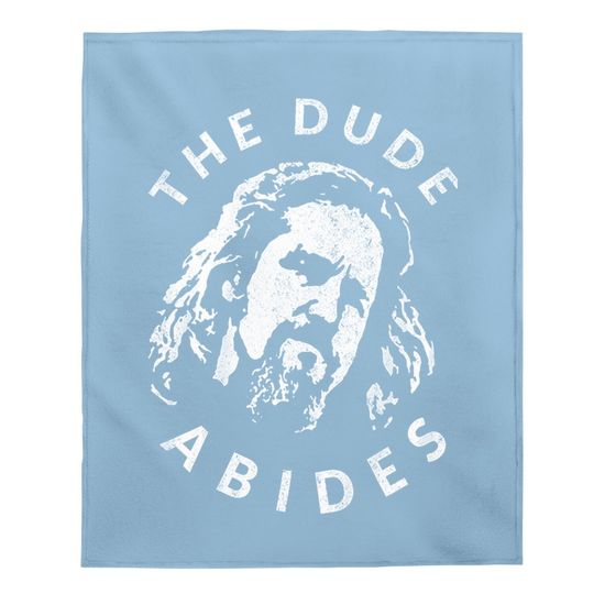The Big Lebowski The Dude Abides  baby Blanket