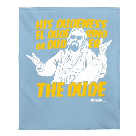 The Big Lebowski The Dude  baby Blanket