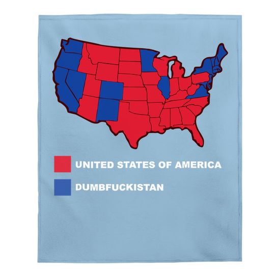 Conservative Dumbfuckistan Republican Election Baby Blanket