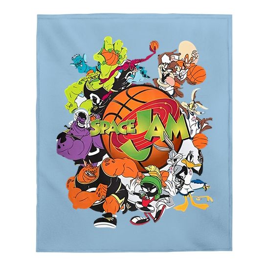 Space Jam Tune Squad Marvin & Bugs Bunny Baby Blanket