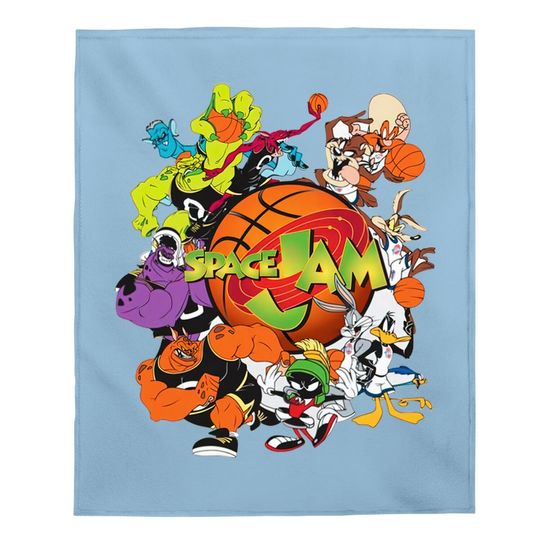 Space Jam Tune Squad Marvin & Bugs Bunny Teenage Baby Blanket New Clothes Black