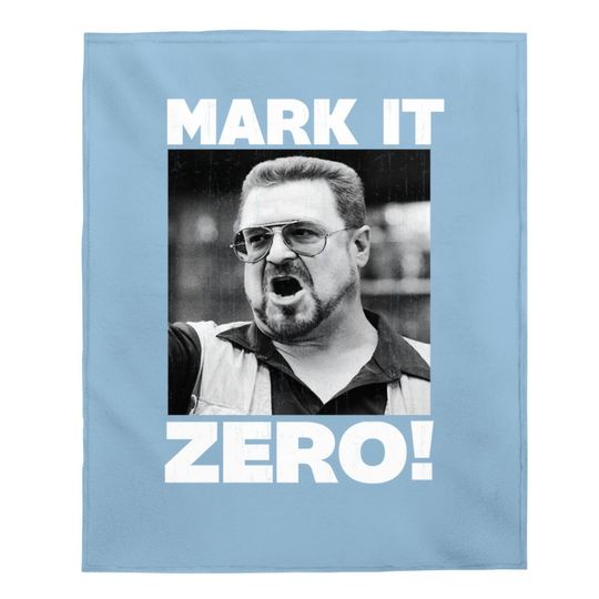 American Classics The Big Lebowski Movie Mark It Zero Walter Adult Short Sleeve Baby Blanket Graphic Tee