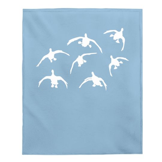 Duck Hunting Seven Drakes By Committed Waterfowl Baby Blanket
