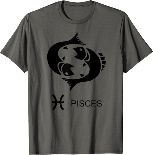 Pisces Art T-shirt Zodiac Sign