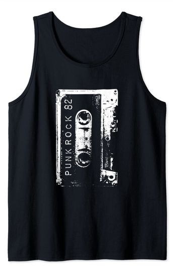 Punk Tank Top Rock 80's Concert Mixtape Vintage