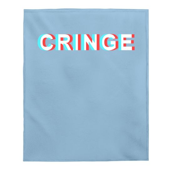 Optical Illusion Cringe Baby Blanket