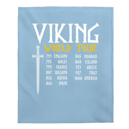 Viking World Tour Baby Blanket