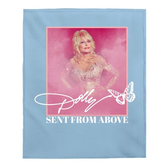 Dolly Parton Sent From Above Baby Blanket