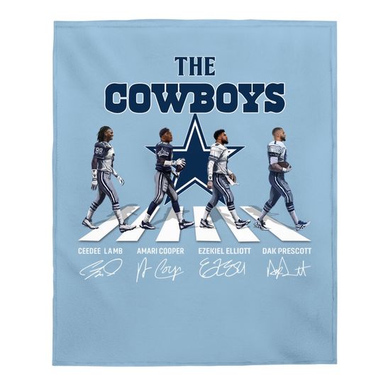 Dallas Cowboys Walking Road Baby Blanket