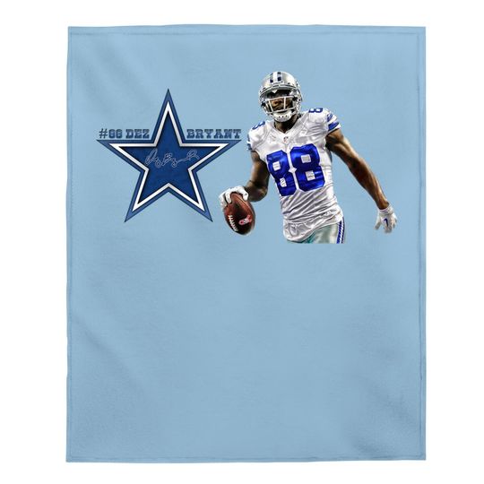 Dallas Cowboys Dez Bryant 88 Baby Blanket