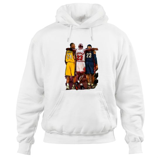 Friends Kobe Bryant Michael Jordan and LeBRon Jame Legends Signature Top Hoodie Sweatshirt